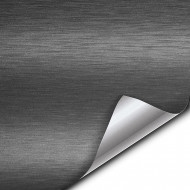 Folie colantare auto Aluminiu Polisat Antracit (1m x 1,52m) - Img 1