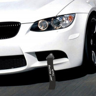 Ornament Racing de tip Curea/Sufa pentru carlig de remorcare, culoare Negru - Img 1