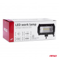 Proiector LED pentru Off-Road, ATV, SSV, putere 72W, culoare 6500K, tensiune 9-36V, dimensiuni 135 x 75 x 55 mm - Img 4