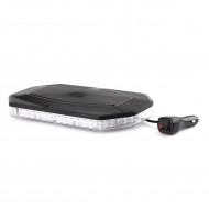 Rampa luminoasa girofar, culoare Orange, alimentare 12/24V, 48 LED-uri, protectie IP56, montaj cu magnet - Img 3