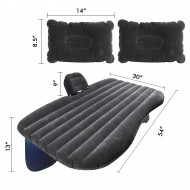 Saltea Autogonflabila pentru calatorii, 130 x 80 cm - Negru - Img 6