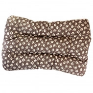 Saltea/perna impermeabila, pentru caine/pisica, model Labute Crem Maro, 80×62 cm - Img 2