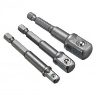 Set 3 adaptoare pentru scule de mana, dimensiunile 1/2, 3/8 și 1/4 - Img 1