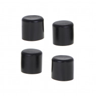 Set 4 buc. protectii anti-zgarieturi picioare scaun, diametru 19mm, culoare neagra - Img 3