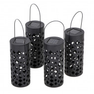 Set 4 lampi solare de gradina cu picior si agatatoare tip "Felinar" cu LED - Img 8