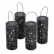 Set 4 lampi solare de gradina cu picior si agatatoare tip "Felinar" cu LED - Img 8