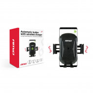Suport auto inteligent pentru telefon cu incarcare wireless PHW-02 - Img 2