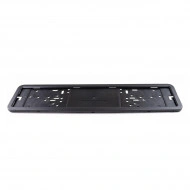 Suport numar inmatriculare din INOX negru mat, LPF 003 - Img 2