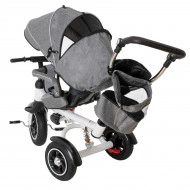 Tricicleta si Carucior pentru copii Premium TRIKE FIX V3 culoare Gri - Img 6
