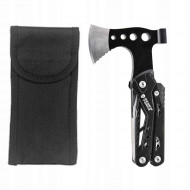 Unealta de supravietuire 17-in-1, model "Black Axe Multi-tool" pentru camping, calatorii, offroad, ATV, SSV, model AVX-WT-MT-PRO-7 - Img 2