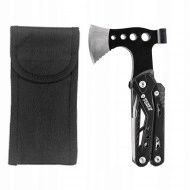 Unealta de supravietuire 17-in-1, model "Black Axe Multi-tool" pentru camping, calatorii, offroad, ATV, SSV, model AVX-WT-MT-PRO-7 - Img 2