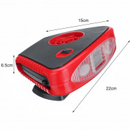 Aeroterma Auto 3in1, pentru ventilatie, incalzire sau dezaburire geam auto, 12V, 150W, cu lanterna - Img 5