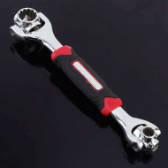 Cheie tubulara universala multifunctionala din metal rezistent, 8-19mm, AVX-AG476B - Img 1