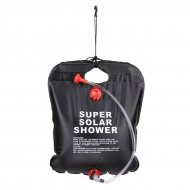 Dus solar suspendat pentru camping sau plaja, capacitate 20l, culoare Neagra - Img 5