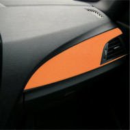 Folie Auto Colantare Trimuri, Model Catifea Orange, 100 x 45cm - Img 1