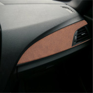 Folie Auto Colantare Trimuri, Model Piele Maro, 100 x 45cm - Img 1