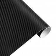 Folie colantare auto Carbon 3D Negru, 3m x 1,27m - Img 2