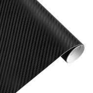 Folie colantare auto Carbon 3D Negru, 3m x 1,27m - Img 2