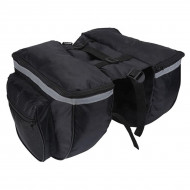 Geanta de transport negra pentru bicicleta cu 4 compartimente AVX-RW1 - Img 4