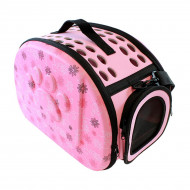 Geanta de Transport pentru Caine sau Pisica culoare Roz, marime XXL AG644H - Img 3