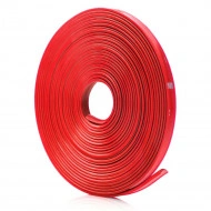 Inele de protectie si decor jante, adezive, din plastic flexibil - ROSU - Img 6