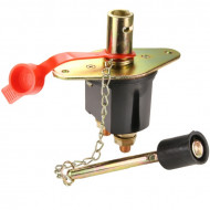 Intrerupator "Contact General" dimensiune MARE pentru Camioane, 12V - 24V, cu cheie metalica - Img 3