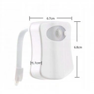 Lampa LED pentru toaleta cu senzor de miscare, iluminare in 8 culori - Img 6