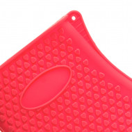 Manusa termica din silicon pentru cuptor, culoare rosie - Img 5