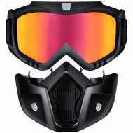 Masca de Protectie cu Ochelari Detasabili, cu destinatie Moto, ATV, SSV, QUAD - Img 6
