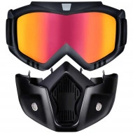Masca de Protectie cu Ochelari Detasabili, cu destinatie Moto, ATV, SSV, QUAD - Img 6