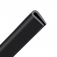 Ornament negru de protectie pentru usa tip U (2 x 65cm) - Img 1