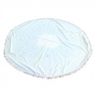 Prosop mare de plaja, super absorbant, forma rotunda, diametru 150cm, model Ananas - Img 3