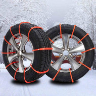 Set 10 benzi Anti-Derapante pentru Anvelope Auto, reglabile, lungime 93,5 cm - Img 1