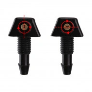 Set 2 diuze spalare parbriz Universale, culoare Neagra - Img 3