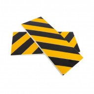 Set 2 placi de protectie coliziune portiera auto pentru garaje sau parcari, 50 x 20 cm - Img 2