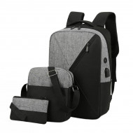 Set calatorie 3in1, Rucsac, Geanta, Plic, AVX-BQ51D - Img 2