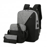 Set calatorie 3in1, Rucsac, Geanta, Plic, AVX-BQ51D - Img 2