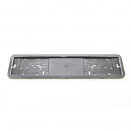 Suport numar inmatriculare INOX + finisaj CARBON, LPF 002 - Img 2