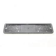 Suport numar inmatriculare INOX + finisaj CARBON, LPF 002 - Img 2