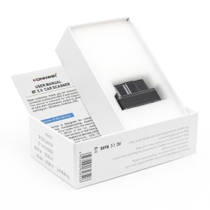 pachet adaptor konnwei kw901 obd2 negru cu cutie