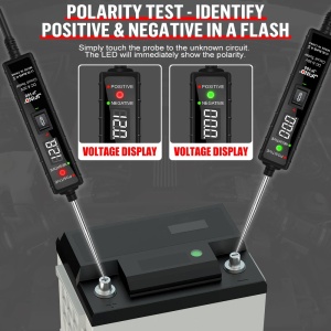 Tester electric auto JFIND JF100 cu protectie la suprasarcina si alarma sonora