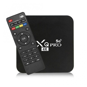 Mini PC TV Box MXQ PRO cu telecomanda inclusa – vedere frontala