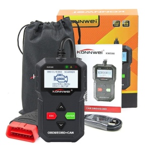 Cutie ambalaj original tester auto KONNWEI KW590 OBDII