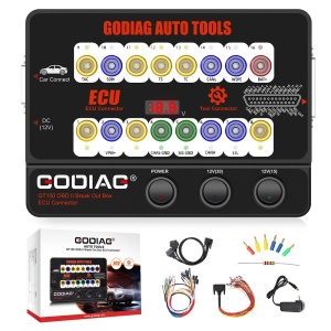 Protokol za testiranje GODIAG GT100 OBD II Break Out Box, vmesnik za povezavo ECU, spremljanje napetosti, razširitev diagnostike in napajanje pri menjavi baterije