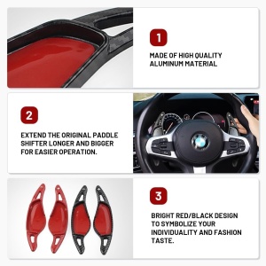 Set padele carbon BMW cu lista compatibilitate