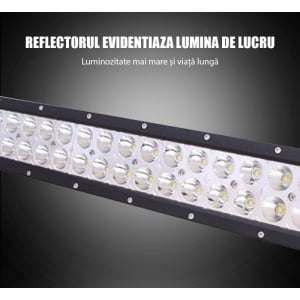 efect iluminare bara proiector led auto techstar png1 lumina alba