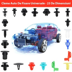 Clipsuri si cleme auto pentru usi aripi si bare protectie