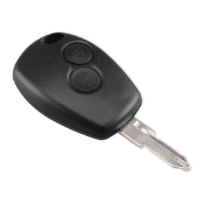 Cheie auto Renault cu 2 butoane si lamela metalica NE72