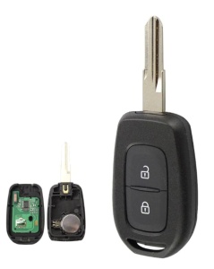 Set cheie auto completă cu cip, lamă și placă electronică