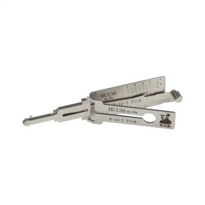 Decodor Lishi HU136 profil cheie si mecanism, compatibil Renault Dacia HU136 Flat 8-Cut